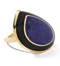 Ippolita 18K-Gold Polished Rock Candy Teardrop Ring, $3,295, available at Ippolita. Ippolita-Rock-Candy-Teardrop-Ring-Lapis_Ippolita_3295