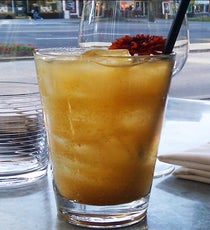 The Day of the Dead celebrations continue at Ripple, the Cleveland Park wine bar that focuses on local, sustainable ingredients. Starting today, you can delight in the "Que Pera," a concoction of vanilla-infused tequila, cardamom-infused gin, pear puree, spiced pear bitters, and marigolds — the traditional Day of the Dead flower that is thought to lure departed spirits to the offerings laid out for them by their loved ones. For all those looking to commune with lost souls via a spooky, sweet medium, here's your elixir.
Where: 3417 Connecticut Avenue NW; 202-244-7995.
Photo: Courtesy of Ripple Ripple---Que-Pera-4