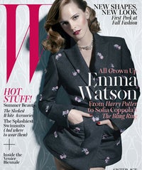 Emma Watson's Tips For Staying Grounded: Sports Bras & Public Transportation emma-watson-w_open