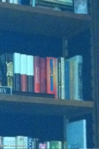 James Franco Bookshelf