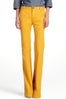 High Wasited Yellow Flare Jeans