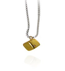 Maya Magal Cube Pendant, $186, available at Wolf & Badger. wolfFINAL