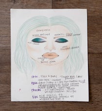 The key to mastering Azealia's look, which for this DIY we based off of her controversial, banned-in-seven-countries Dazed cover shoot is to focus on hyper-metallic, duo-chrome eyes and balance it out with a neutral lip. 18b_HalloweenLook3