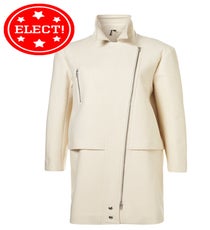 Topshop Premium Longline Biker Coat, $350, available at Topshop. 02_retire_dull