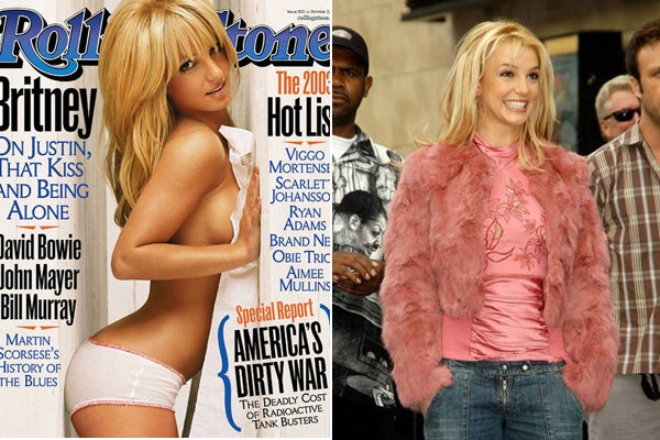 Britney Spears Rolling Stone magazine cover photo