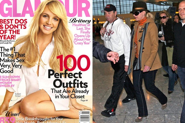 Glamour Magazine- Britney Spears Cover shoot