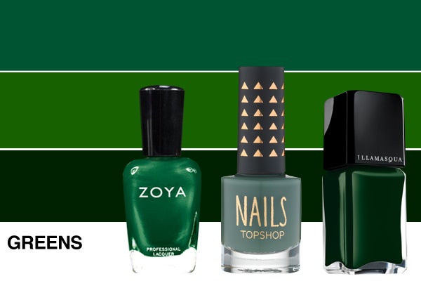 Winter-nail-polish-Greens