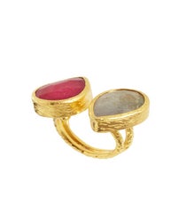 ASOS Ottoman Hands Double Pear Ring, $66.50, available at ASOS. ASOS-Ottoman-Hands