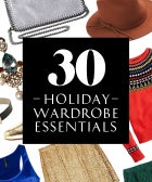 30 Holiday Wardrobe Essentials We LOVE! Opener