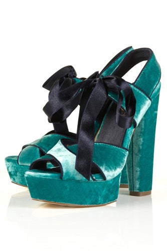 velvet heels