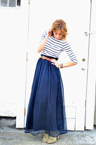 how to wear stripes