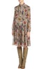 mulberry dress with boots