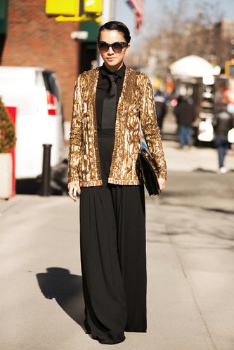 How They Do It On The Streets: Not-So-Basic Black Pants