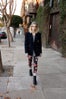 how to wear printed pants