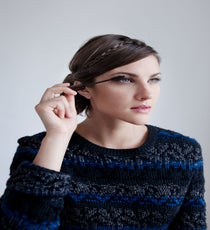 To finish off this look, apply one coat of a volumizing mascara, like Korres Volcanic Minerals Volumizing Mascara, to top lashes only. This will enhance that open and bright-eyed effect.
Theory Tommie C Sweater quick-beauty-14