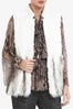 bcbg faux fur vest