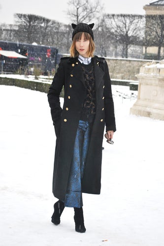 Haute Couture Street Style That's Chillingly Good