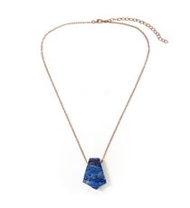 Heather Hawkins Raw Lapis Necklace, $105, available at Piperlime. piperlimeFINAL