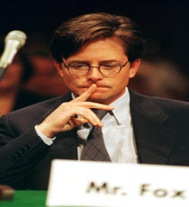 Michael J. Fox
The country knew Michael J. Fox as a teenage heartthrob and comedic actor, but in 1998, he revealed he had a disease that typically afflicted the elderly. Not only did Michael J. Fox's revelation shed light on what Parkinson's sufferers go through, but it showed that no one was immune. Since then, Fox has become a true advocate for research.
"What celebrity has given me is the opportunity to raise the visibility of Parkinson's disease and focus more attention on the desperate need for more research dollars...I was shocked and frustrated to learn that the amount of federal funding is so meager. Compared with the amount of federal funding going to other diseases, research funding for Parkinson's lags far behind." - As quoted by CNN, at a United States Senate subcommittee hearing in 1999.
Photo: Courtesy of Ron Sachs/Rex USA. rexusa_148582b