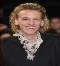 Jamie Campbell Bower
Now, here is a guy Jen might be into: He's multifaceted (a singer and an actor), has done both independent film and blockbusters, and with his leading role in The Mortal Instruments, the teen drama of the year, he may be the next Robert Pattinson. He even has that slightly haunted, broad-faced vibe for which ex Nicholas Hoult is known. He just might be perfect...
But...he's dating Lily Collins, who we love almost as much as we love Jennifer. We'd totally send minions to break 'em up, if they weren't so darn cute.
Photo: Rex/Rex USA
jamie-campbell