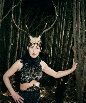 5. Isabella Blow with Horns, Gloucestershire, 1996, (c) Juergen Teller