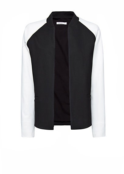 mango baseball jacket $80