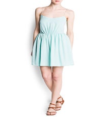 Mango Metallic Straps Sheer Dress, $59.99, available at Mango. Mango-Metallic-Straps-Sheer-Dress_59-99