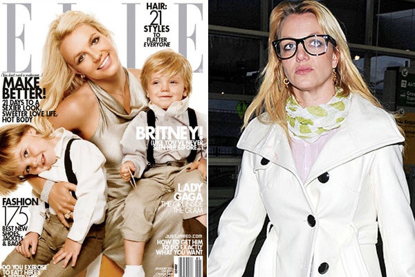 Britney Spears Elle Magazine cover shoots