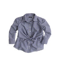 Altuzarra-Navy-Gingham-Top