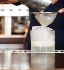 Step 4: Shake and strain over a frosted glass filled with cubed ice. 050_SpicyCocktails_4th