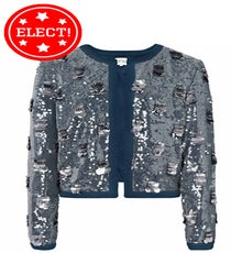 Reiss Shelby Embroidered All Over Sequin Jacket, $555, available at Reiss. 03_retire_alternativeblazer1