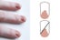 Chevron French Manicure- Step 1