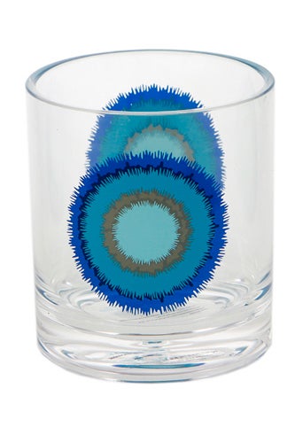 blue-ikat-rocks-glass