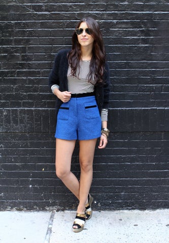 Kimberly's Blue Shorts