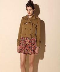 cropped rain coat for omen- raingear for summer