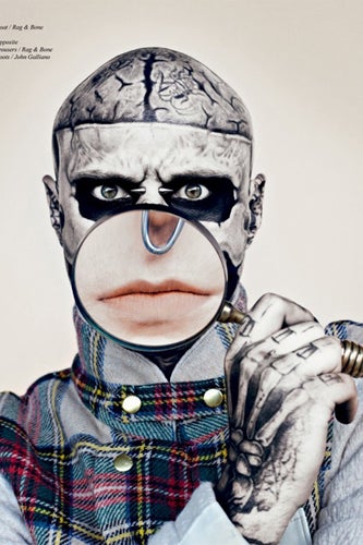 Zombie Boy Without Tattoos- Rick Genest Without Tattoos