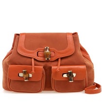 SheInside Red PU Backpack, $53, available at SheInside. sheinside