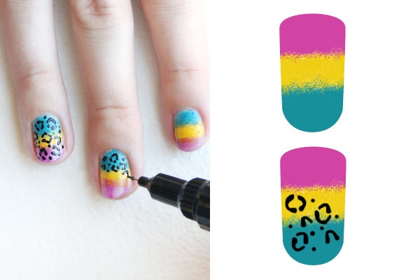 lisa-frank-nail-art-cheetah-3