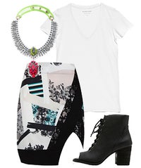 5 Fresh Ways To Style A Plain, White Tee Opener (3)