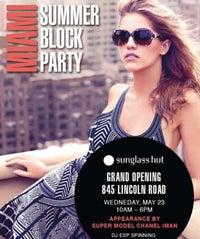 Celebrate 'Miami Sunglass Hut Day' With Chanel Iman SGH-Miami-Block-Party-In-Store-Event