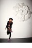 Oh Land Musician Style - purple shoes