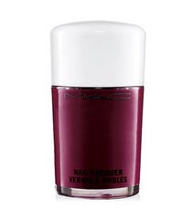 MAC Archie's Girls Veronica Nail Lacquer in Past Curfew, $17.50, available at MAC. red-nail-polish-mac