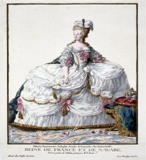 The French Revolution Gets Rid Of Frills
"The French Revolution," says Beth Dincuff, associate professor of fashion history at Parsons, "is a great place to start. Clothing, especially for women, gets so much simpler." The ostentatious show of wealth that characterized Marie Antoinette — and much of late 18th century France — was no longer in vogue. Less expensive fabrics like muslin became more accessible, and the ornate bodices of "salon-style" gowns were generally anti-revolutionary.
Nowhere was this shift away from the monarchy more visible in the sans-culottes movement, which literally meant "those without culottes," which were a fancy silk pant. The leftist sans-culottes stood for pro-labor, pro-equality ideals. Writes French historian Albert Soboul, "The sans-culottes often estimated a person's worth by external appearance, deducing character from costume and political convictions from character; everything that jarred their sense of equality was suspect of being 'aristocratic.'" Eek. And you thought wearing Crocs got you some serious looks...
Photo: Stapleton Collection/Corbis french-revolution