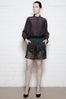 Burnt Plum Lace Short 1