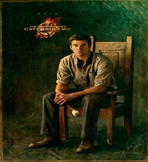 Katniss's "cousin" Gale is not happy.
Photo: Courtesy of Lionsgate gake