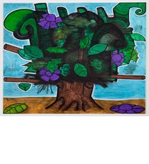 Carroll Dunham
Late Trees #7, 2012
Mixed media on linen
80 1/4 x 75 1/4 inches (203.8 x 191.1 cm)
Copyright Carroll Dunham
Courtesy Gladstone Gallery, New York and Brussels CD1049
