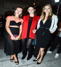 Natalie Joos, Kati Nescher, and Mirte MaasPhoto: Joe Schildhorn /BFAnyc.com 545261