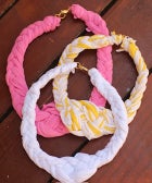 T-Shirt Time! This DIY Turns Your Old Tees Into A Nautical-Cool Necklace fabric-necklace