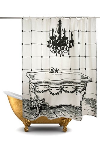 Redecorate Your Bathroom In 10 Seconds: Switch Out Those Curtains