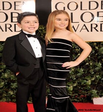 Mini George Clooney and Stacy Keibler
Photo: Courtesy of Tricia Messeroux geore